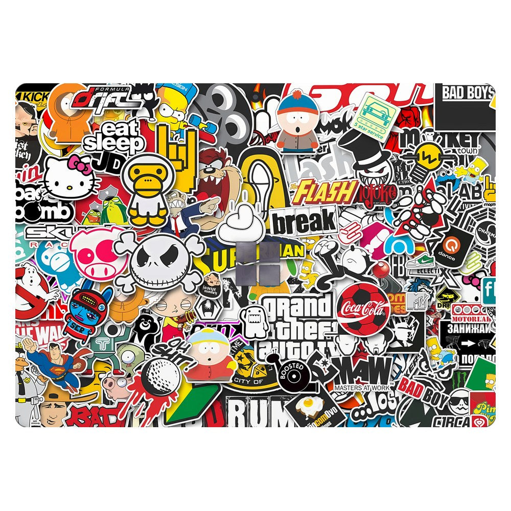 Microsoft Surface Pro 7 (Model 1866) laptop skin - GTA Abstract