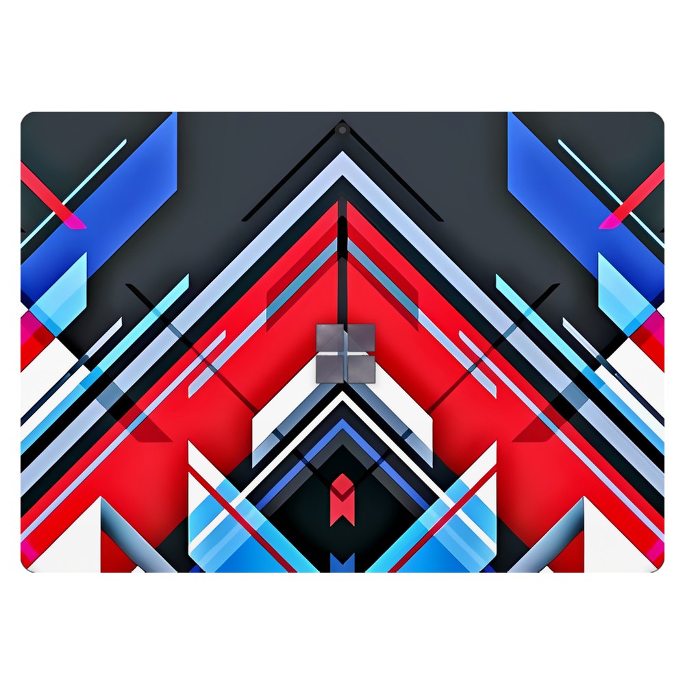 Microsoft Surface Pro 7 (Model 1866) laptop skin - Galactic Red