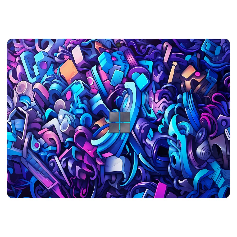 Microsoft Surface Pro 8 laptop skin - Graffiti B2