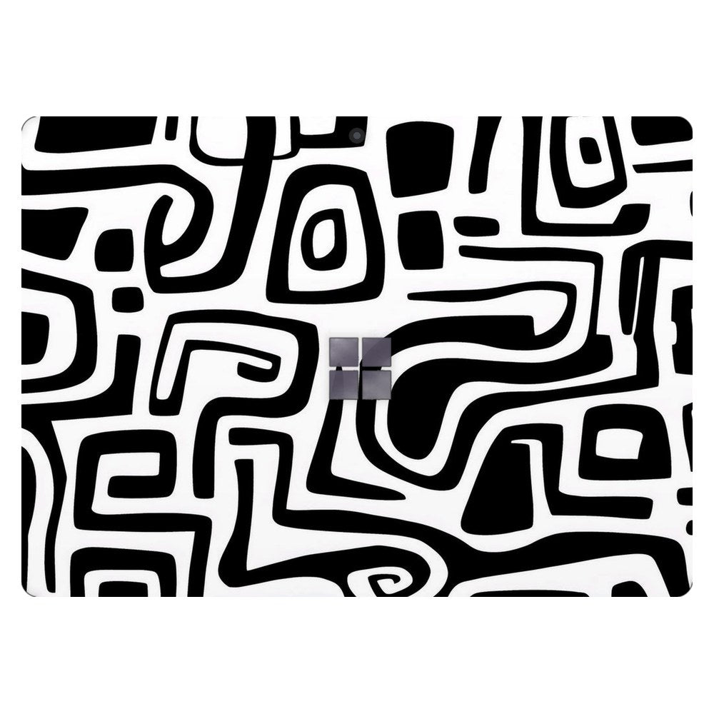 Microsoft Surface Pro 8 laptop skin - Maze Patterns