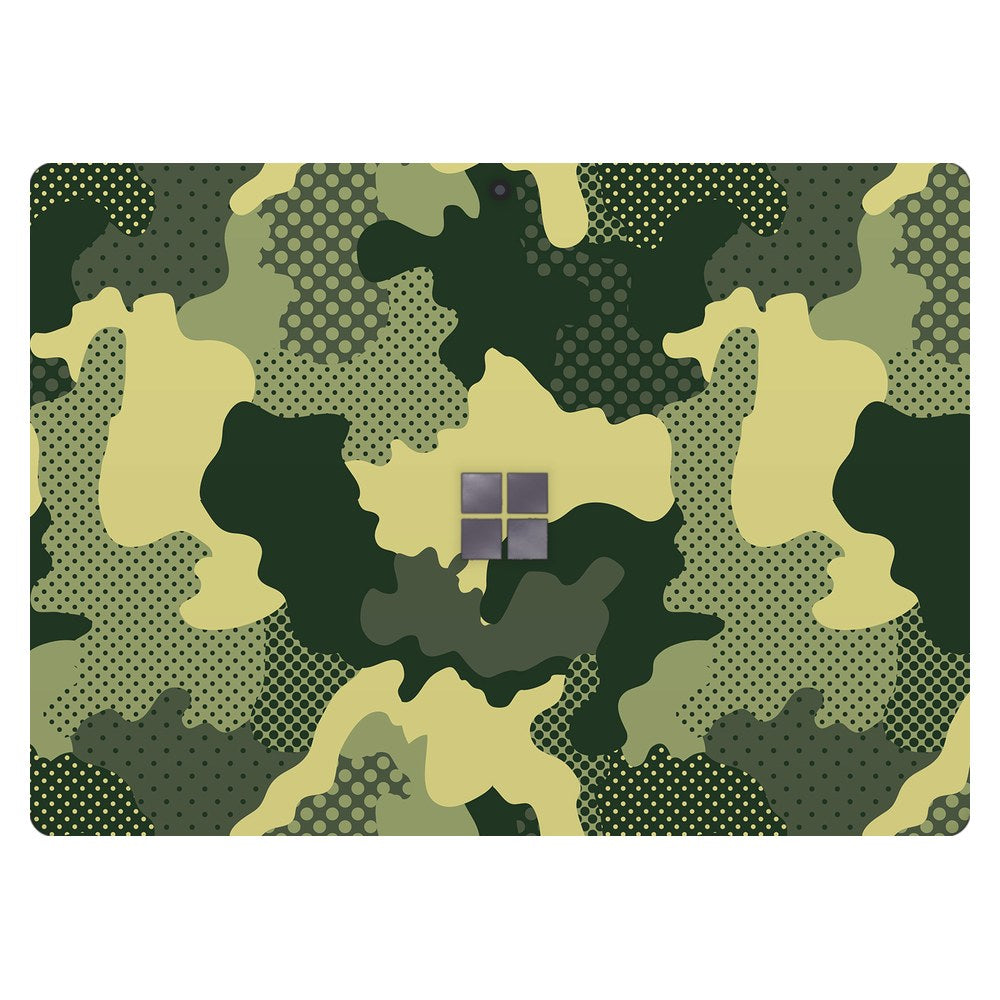 Microsoft Surface Pro 7 (Model 1866) laptop skin - Military Green Camo