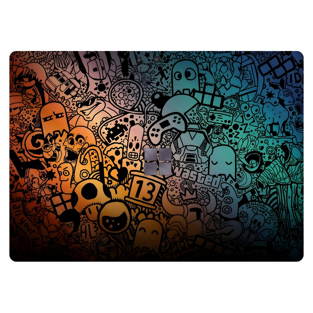 Microsoft Surface Pro X laptop skin - Modern Art