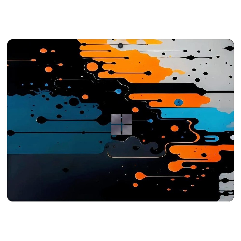 Microsoft Surface Pro X laptop skin - Paint Drips