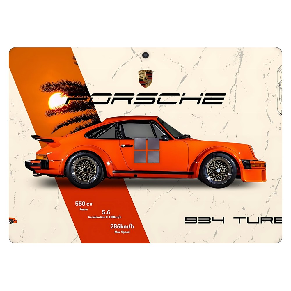 Microsoft Surface Pro 11th Edition (Model 2076) laptop skin - Porsche 934