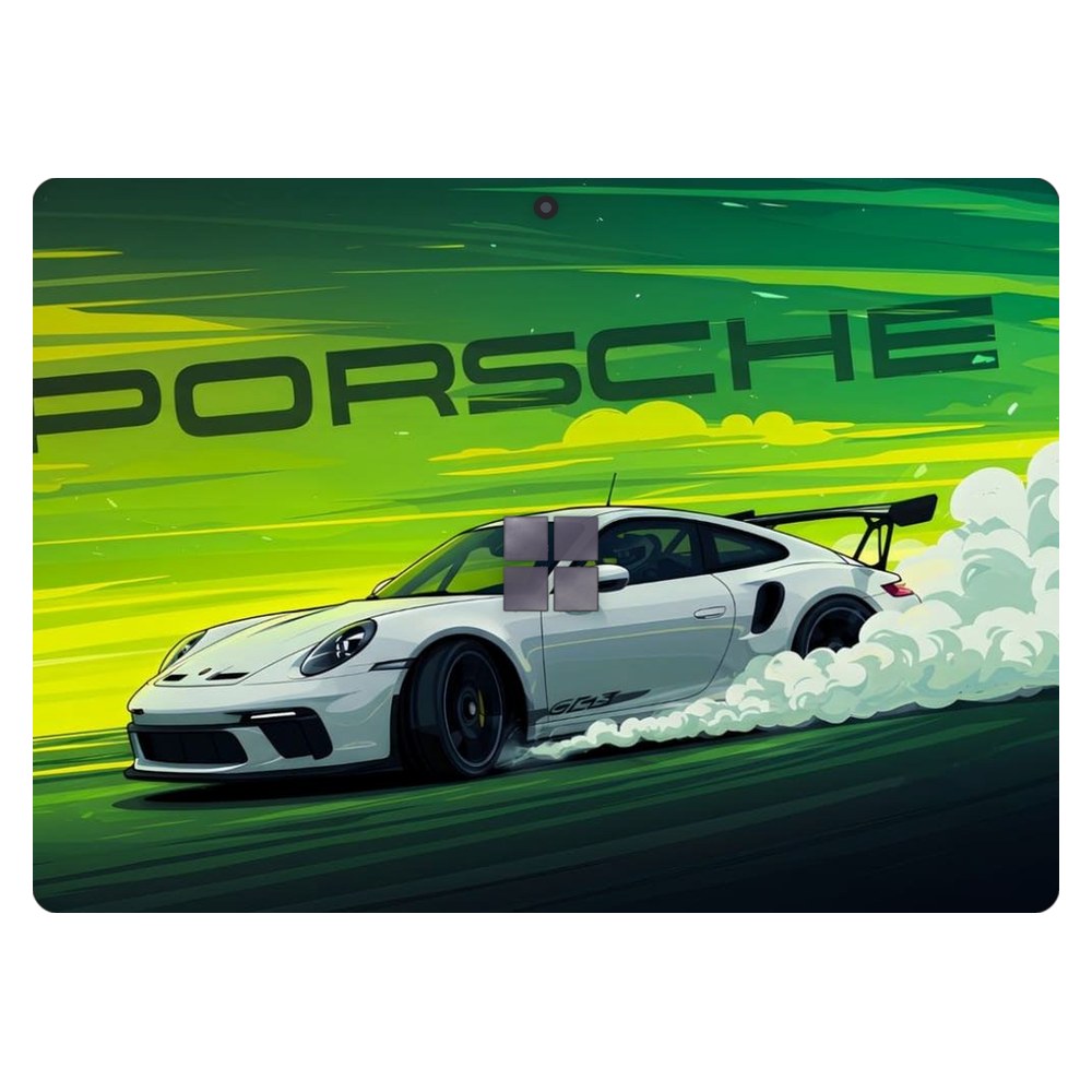Microsoft Surface Pro 8 laptop skin - Porsche Green Drift