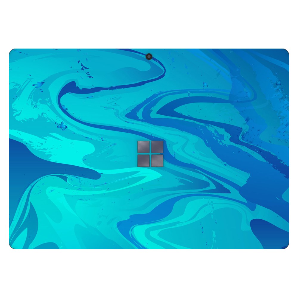 Microsoft Surface Pro 8 laptop skin - Poseidon Blue