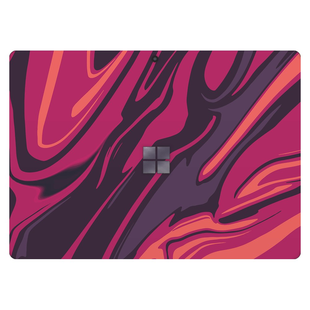 Microsoft Surface Pro 7 (Model 1866) laptop skin - Poseidon Red