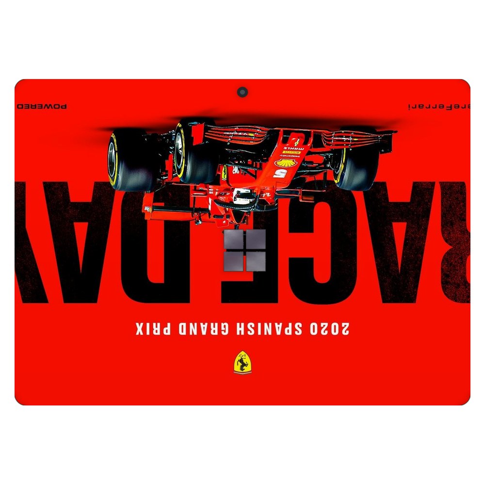 Microsoft Surface Pro 7 (Model 1866) laptop skin - RaceDay Ferrari Formula1