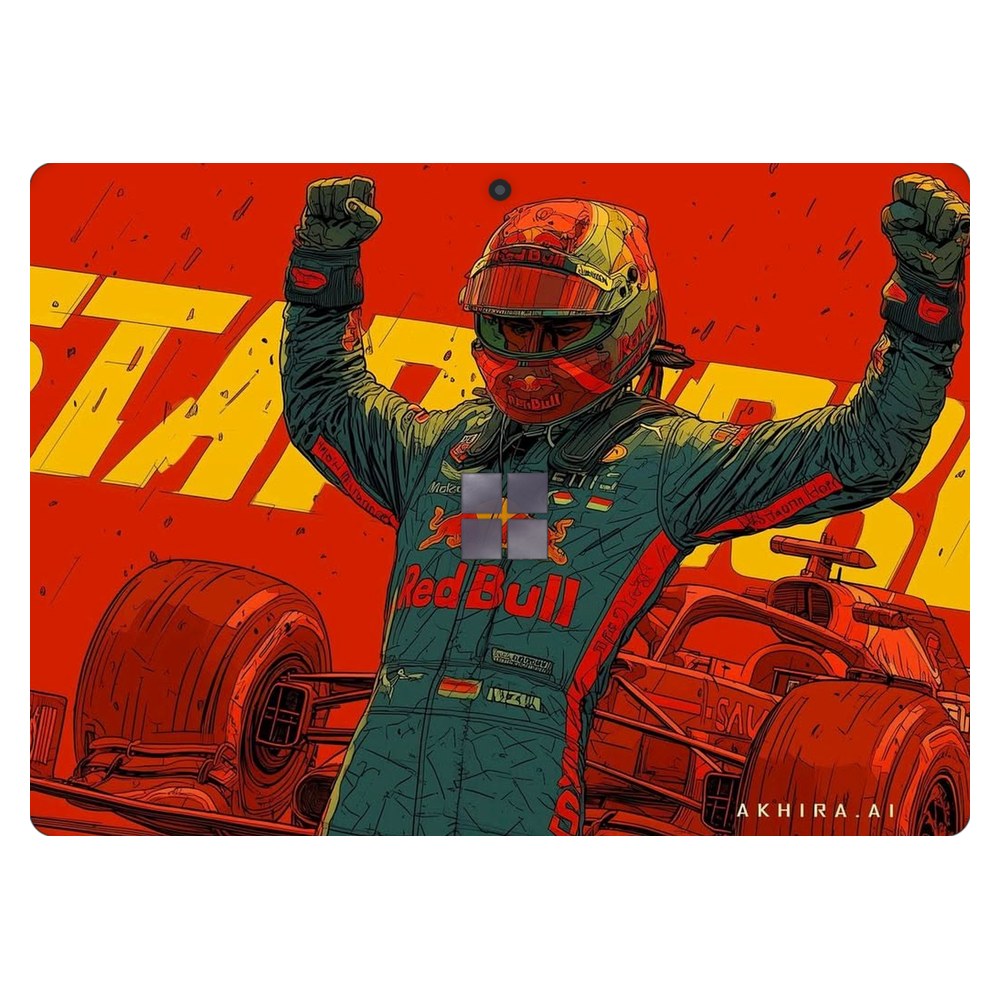 Microsoft Surface Pro 11th Edition (Model 2076) laptop skin - Red Bull Champion