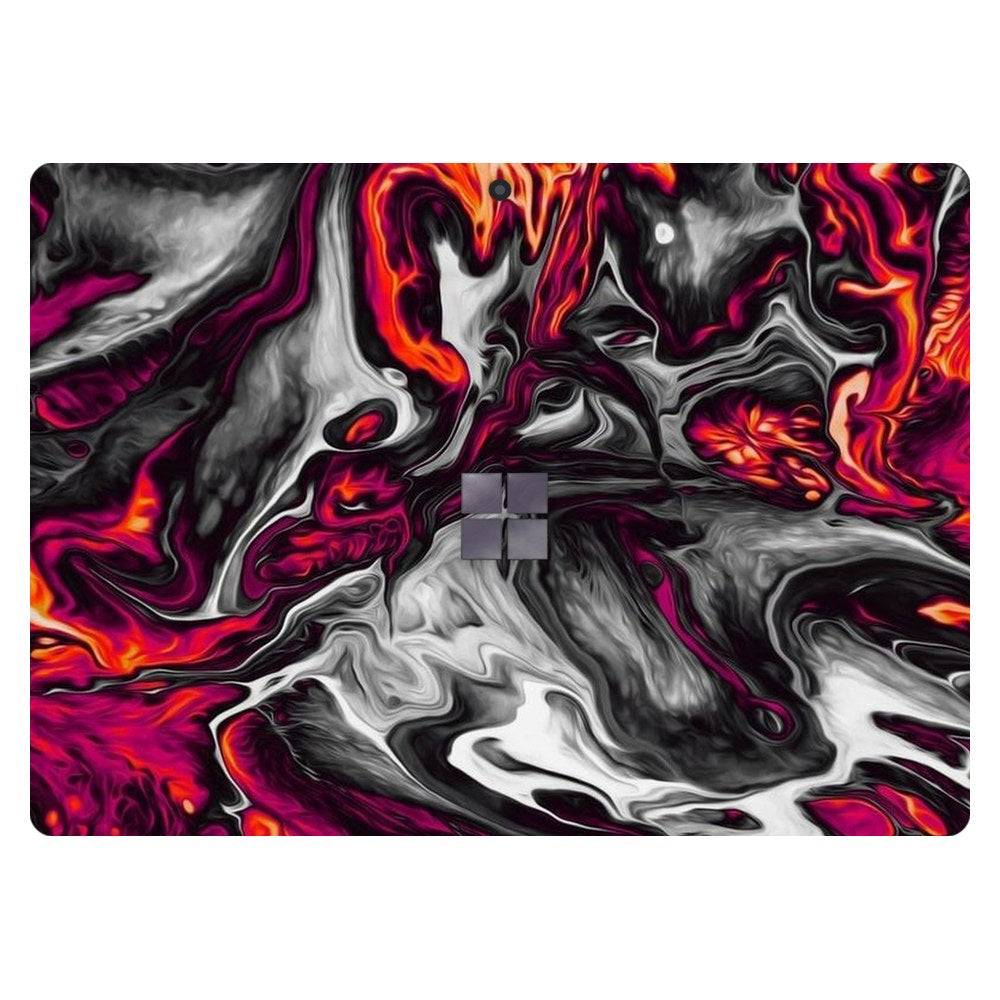 Microsoft Surface Pro 11th Edition (Model 2076) laptop skin - Red Hot Lava