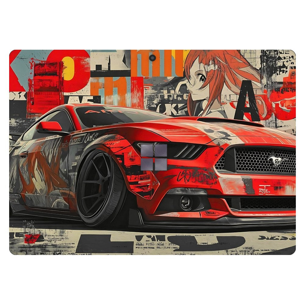 Microsoft Surface Pro 7 (Model 1866) laptop skin - Scarlet Horsepower