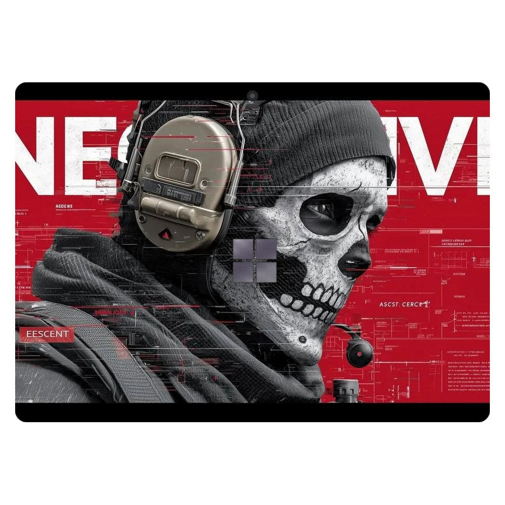 Microsoft Surface Pro 8 laptop skin - Tactical Skull