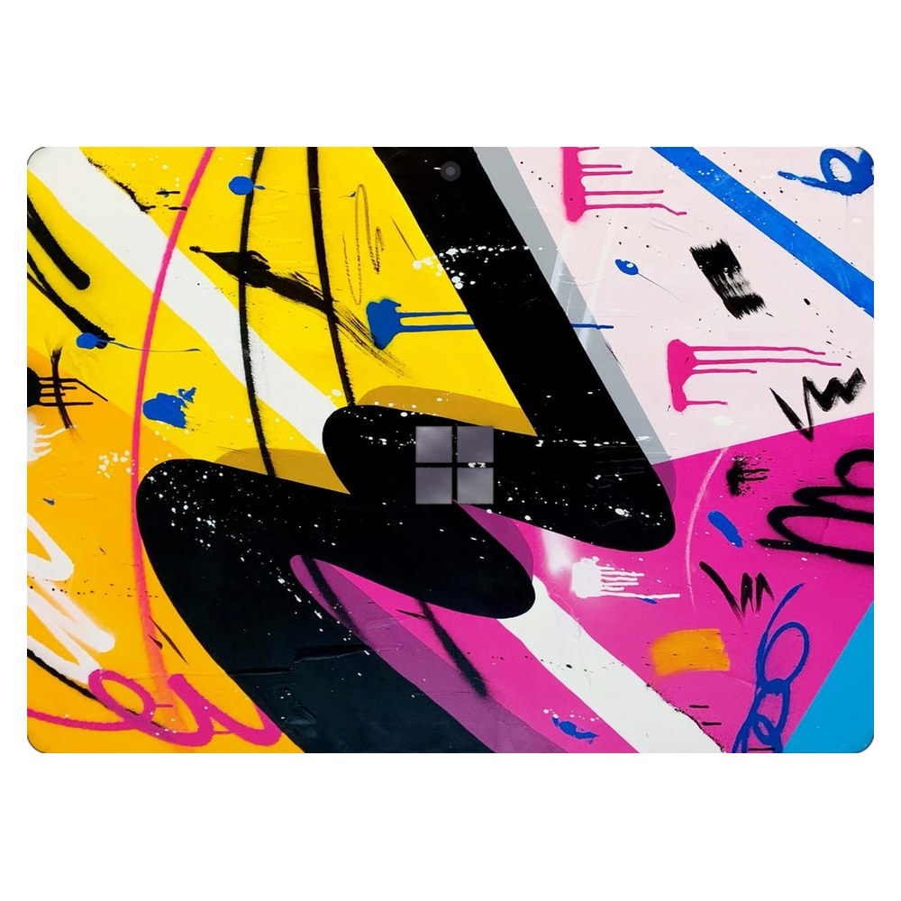 Microsoft Surface Pro 8 laptop skin - Vibrant Abstract Splash