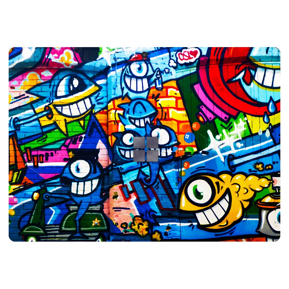Microsoft Surface Pro 8 laptop skin - Wall Graffiti
