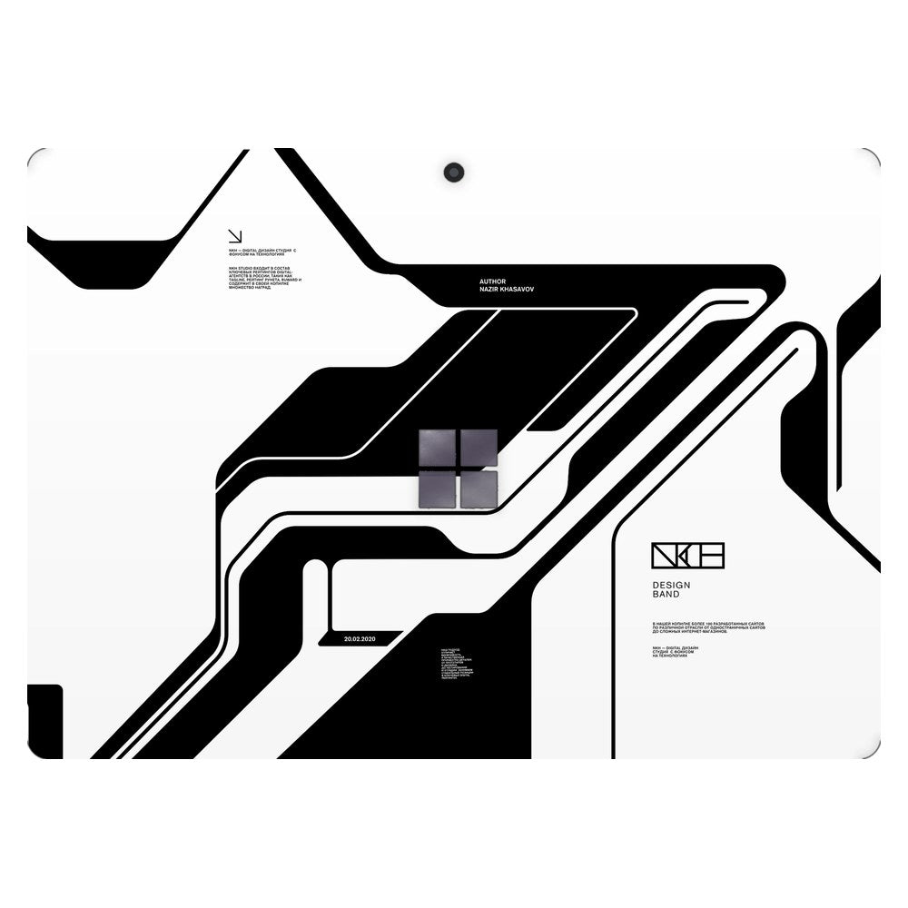 Microsoft Surface Pro 6 (Model 1796) laptop skin - White Cyberpunk