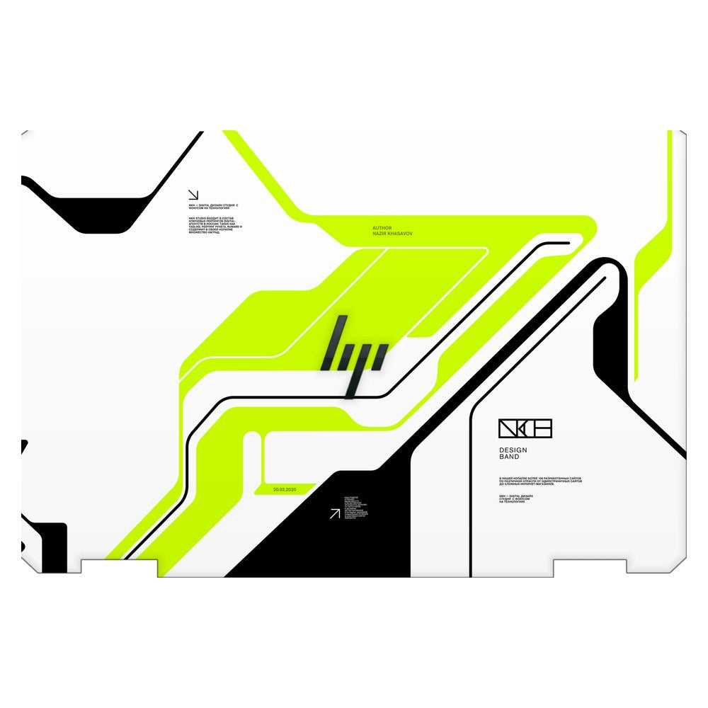 Hp Spectre x360 13T-AW200 laptop skin - Acid Green