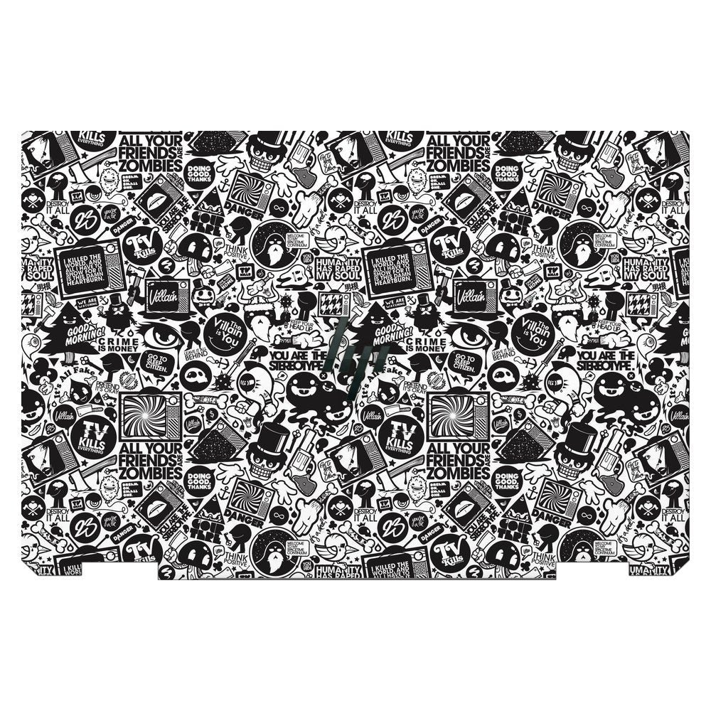Hp Spectre x360 13T-AW200 laptop skin - All Your Friends Are Zombies