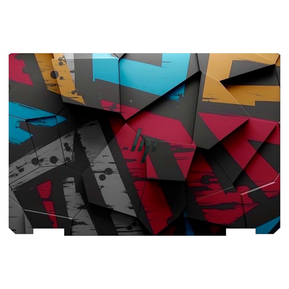 Hp Spectre x360 13T-AW200 laptop skin - Angled Blocks