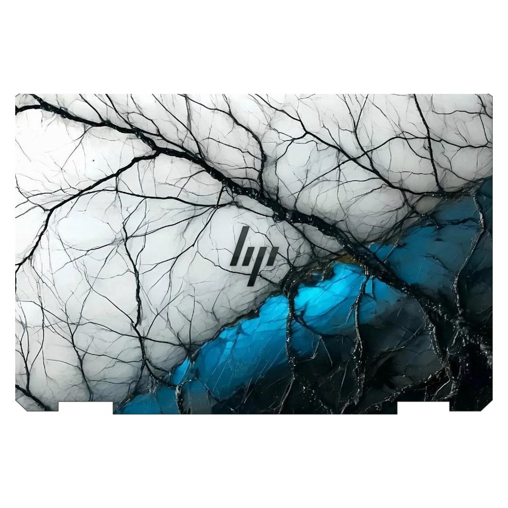 Hp Spectre x360 13T-AW200 laptop skin - Blue Ice Fractal