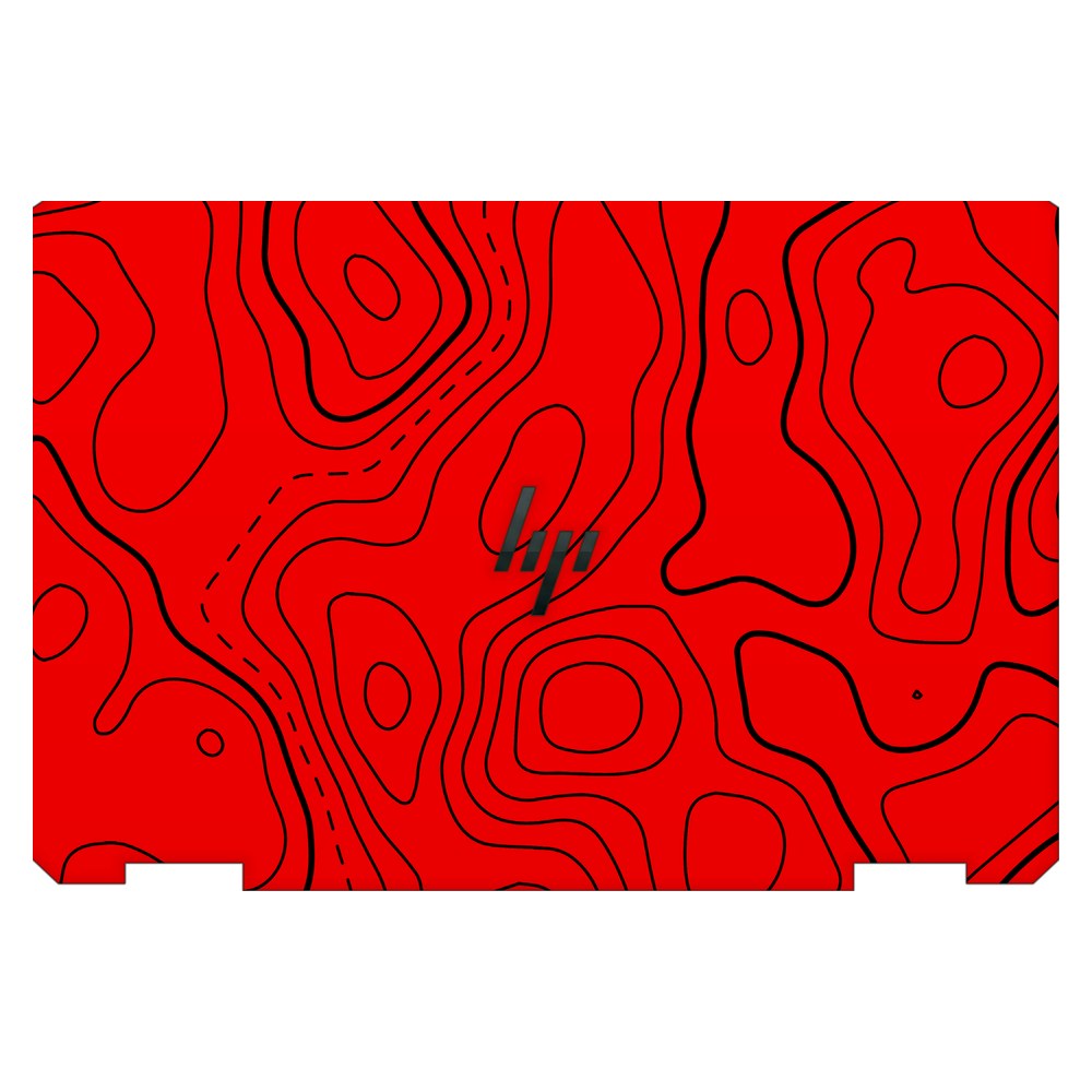Hp Spectre x360 13T-AW200 laptop skin - Damascus Red