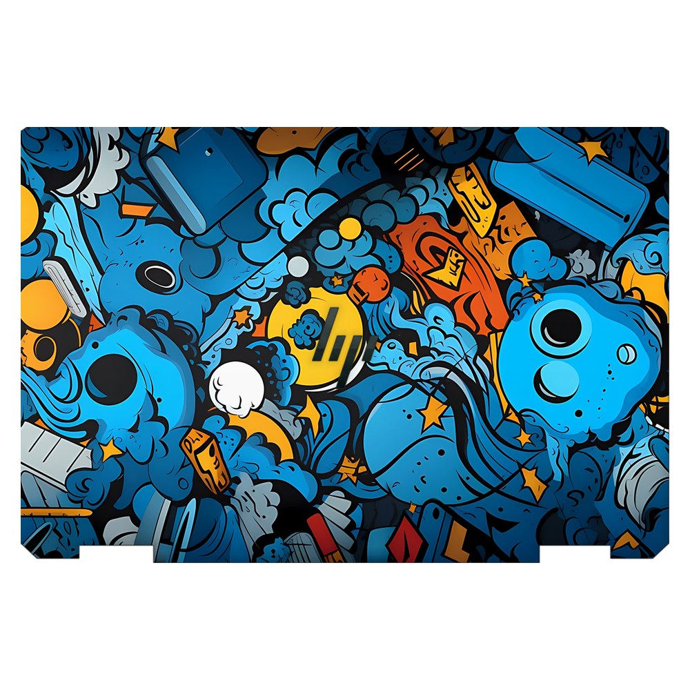 Hp Spectre x360 13T-AW200 laptop skin - Doodle Frenzy