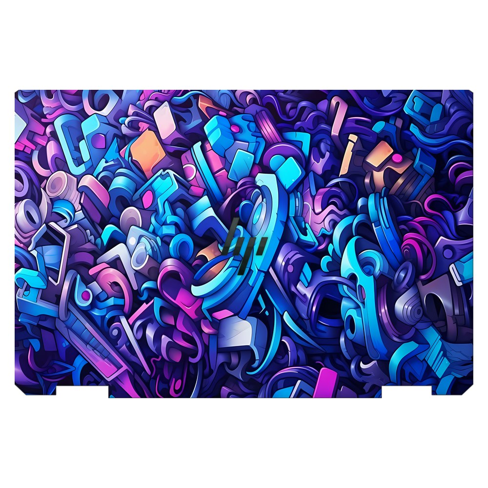 Hp Spectre x360 13T-AW200 laptop skin - Graffiti B2