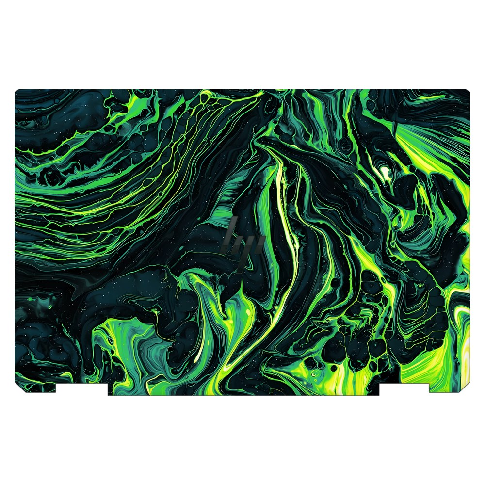 Hp Spectre x360 13T-AW200 laptop skin - Green Blaze