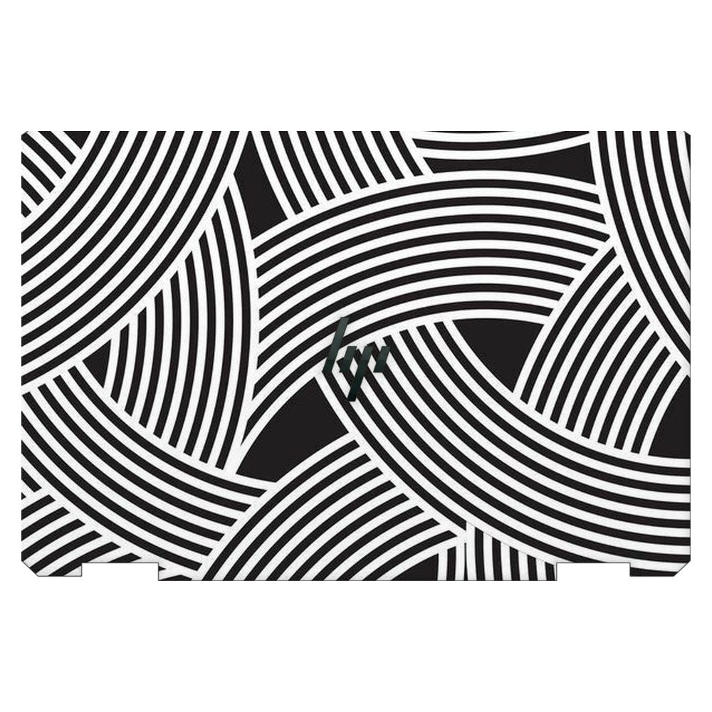 Hp Spectre x360 13T-AW200 laptop skin - Minimalist Optical Pattern