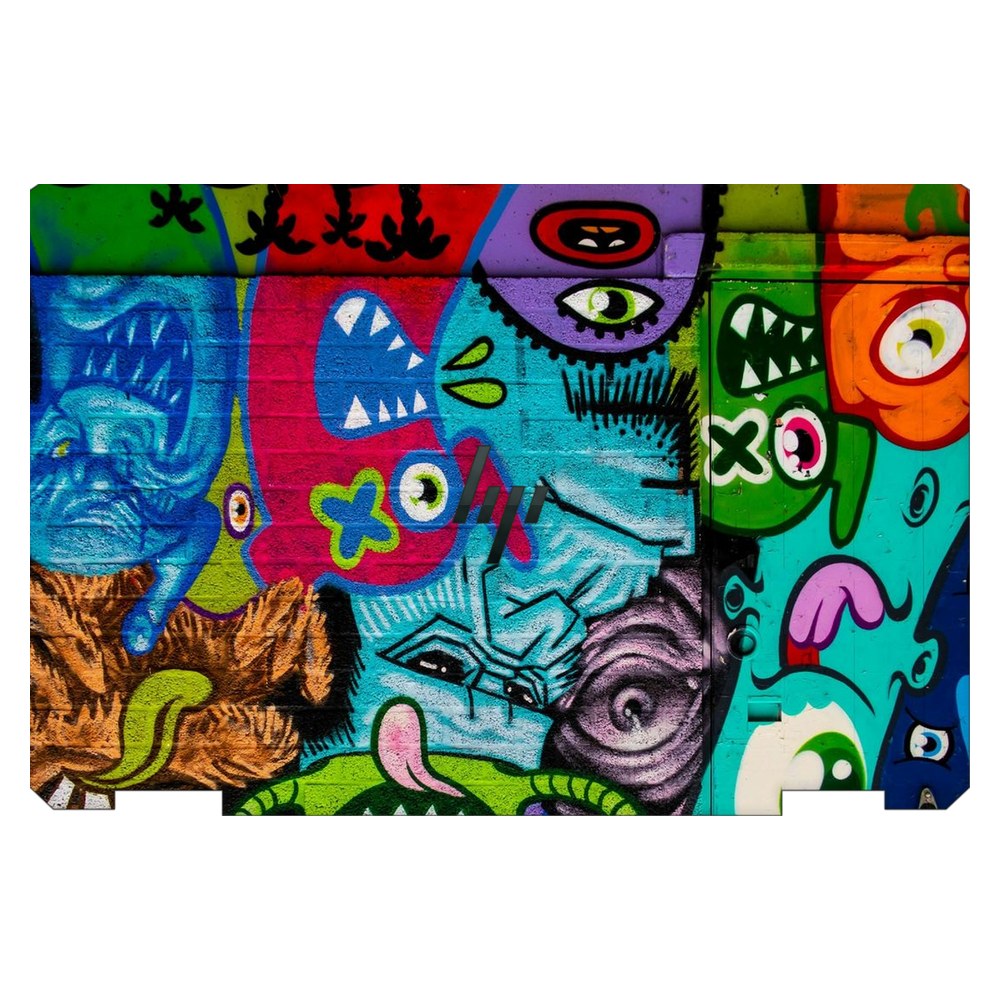 Hp Spectre x360 13T-AW200 laptop skin - Neon Doodles