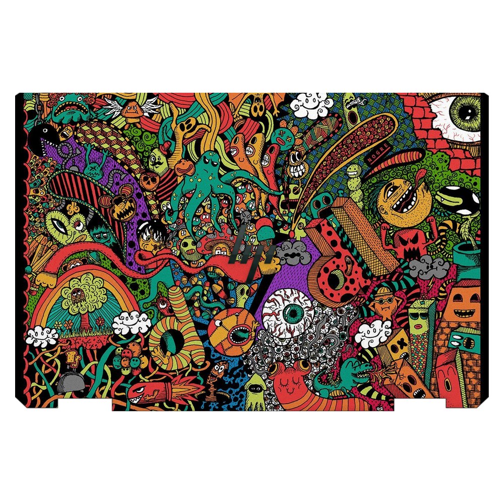 Hp Spectre x360 13T-AW200 laptop skin - Nogre Doodle