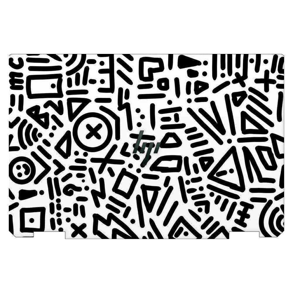 Hp Spectre x360 13T-AW200 laptop skin - Playful Doodle Elements