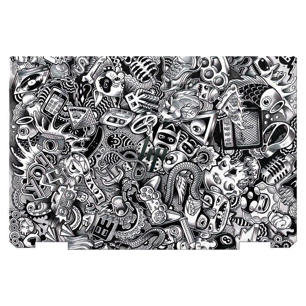 Hp Spectre x360 13T-AW200 laptop skin - Pony Doodle