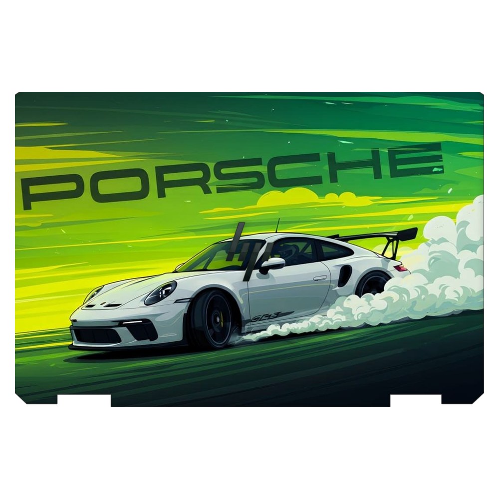 Hp Spectre x360 13T-AW200 laptop skin - Porsche Green Drift
