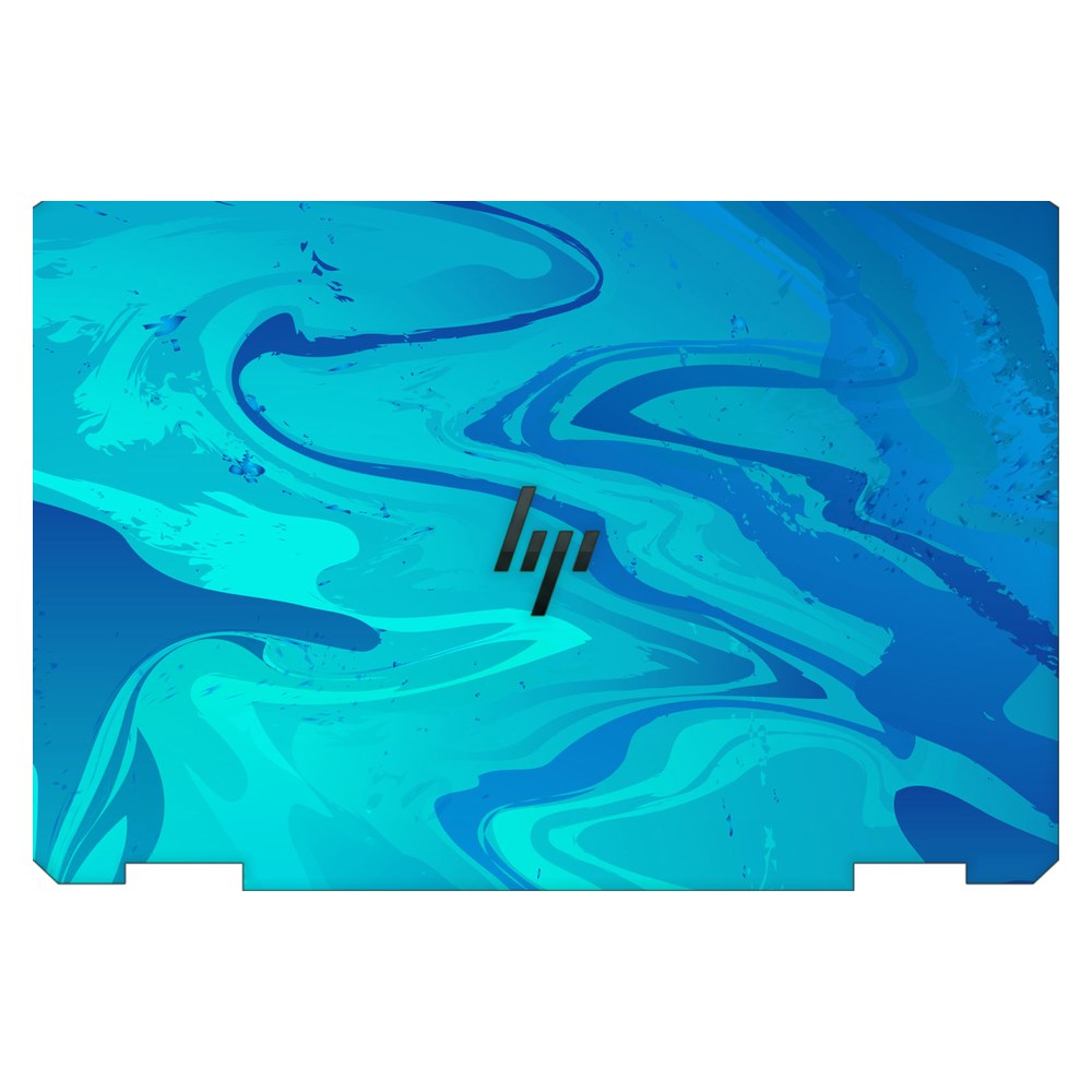 Hp Spectre x360 13T-AW200 laptop skin - Poseidon Blue