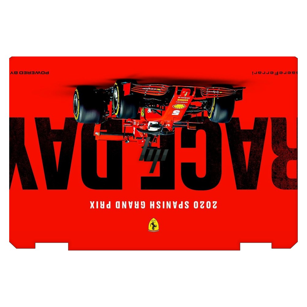 Hp Spectre x360 13T-AW200 laptop skin - RaceDay Ferrari Formula1