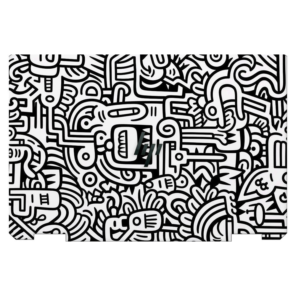 Hp Spectre x360 13T-AW200 laptop skin - Surreal Abstract Illustration