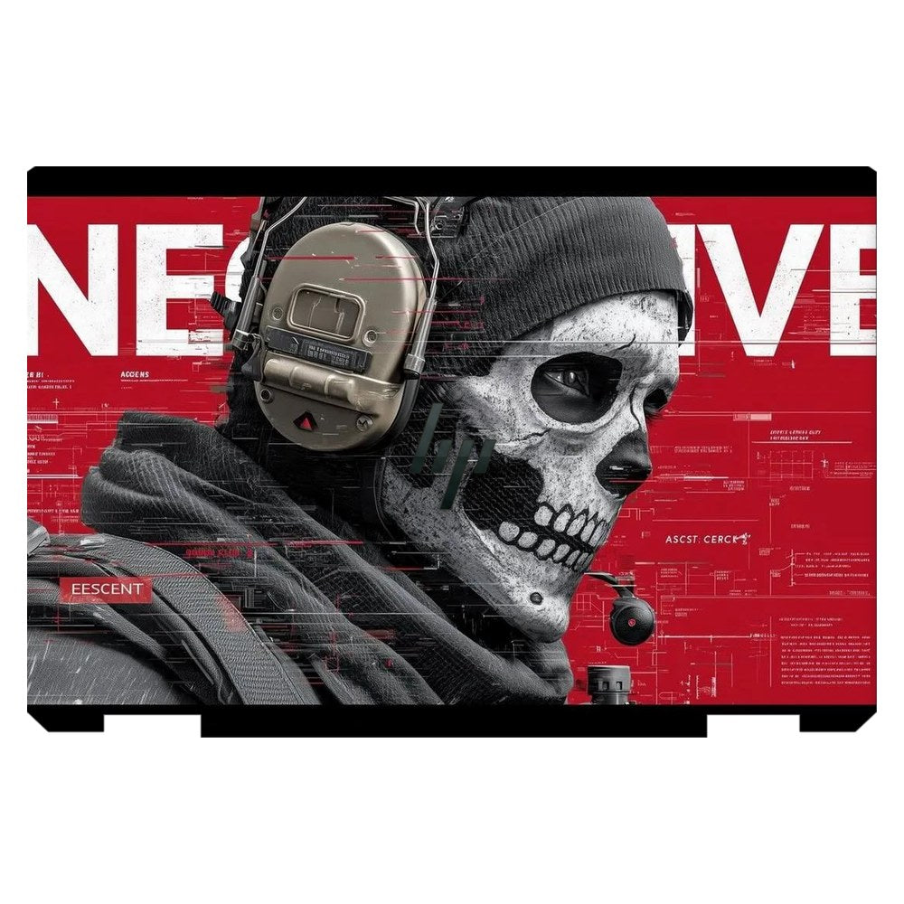 Hp Spectre x360 13T-AW200 laptop skin - Tactical Skull