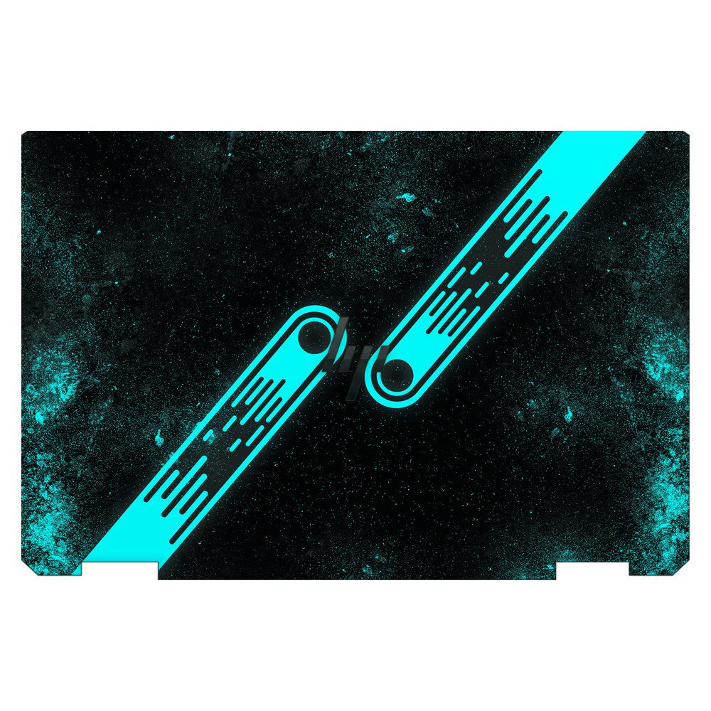 Hp Spectre x360 13T-AW200 laptop skin - Teal Tech