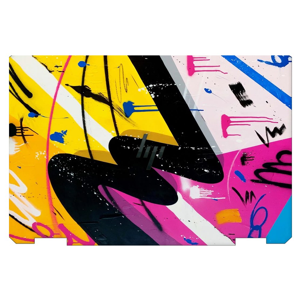 Hp Spectre x360 13T-AW200 laptop skin - Vibrant Abstract Splash