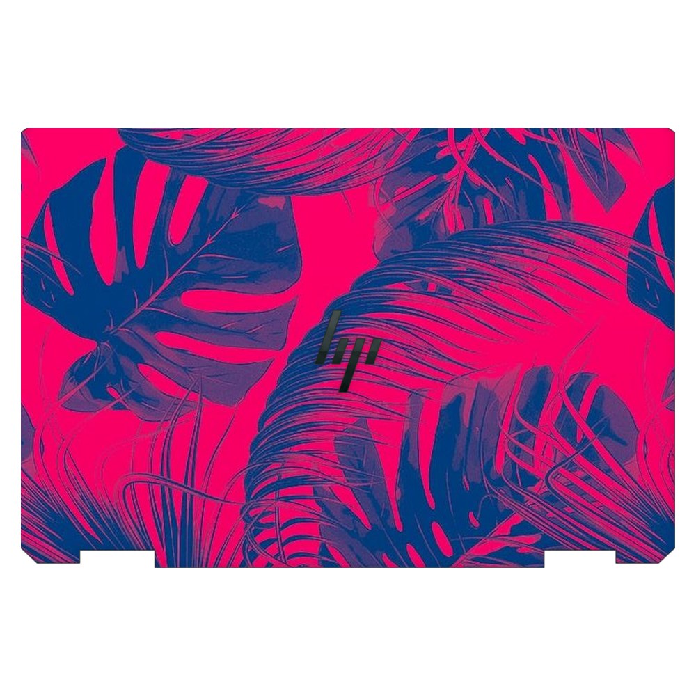 Hp Spectre x360 13T-AW200 laptop skin - Vibrant Neon Pink Foliage
