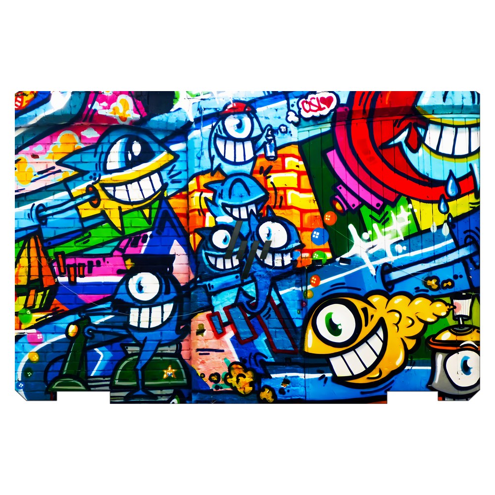 Hp Spectre x360 13T-AW200 laptop skin - Wall Graffiti
