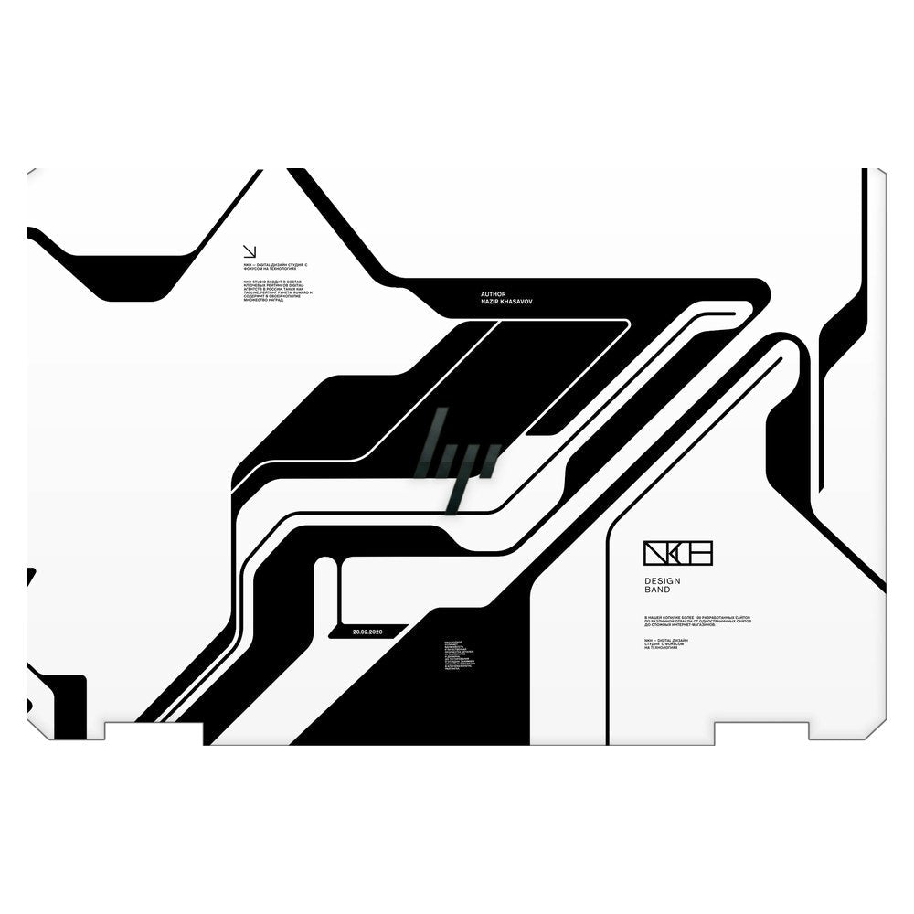 Hp Spectre x360 13T-AW200 laptop skin - White Cyberpunk