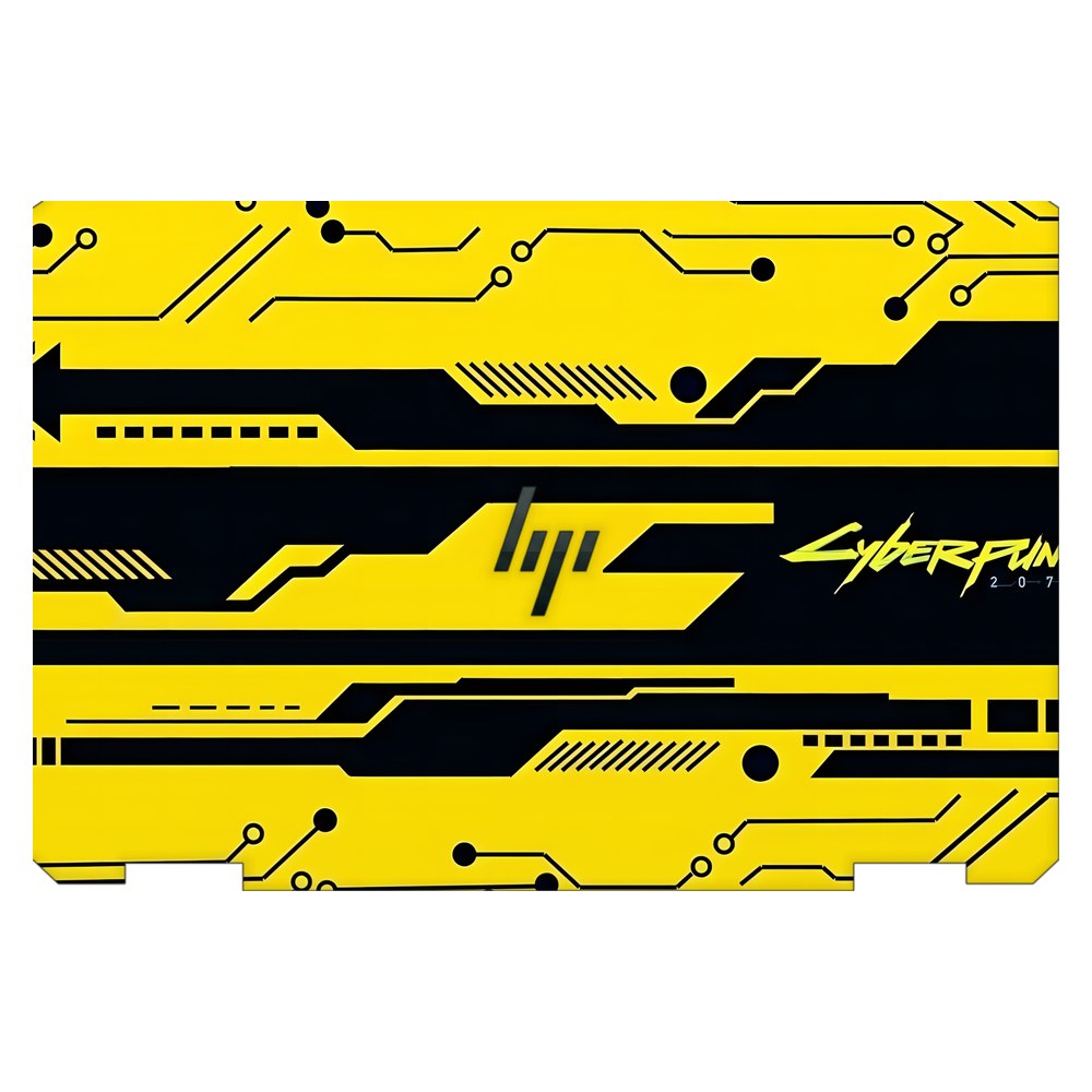 Hp Spectre x360 13T-AW200 laptop skin - Yellow Circuit