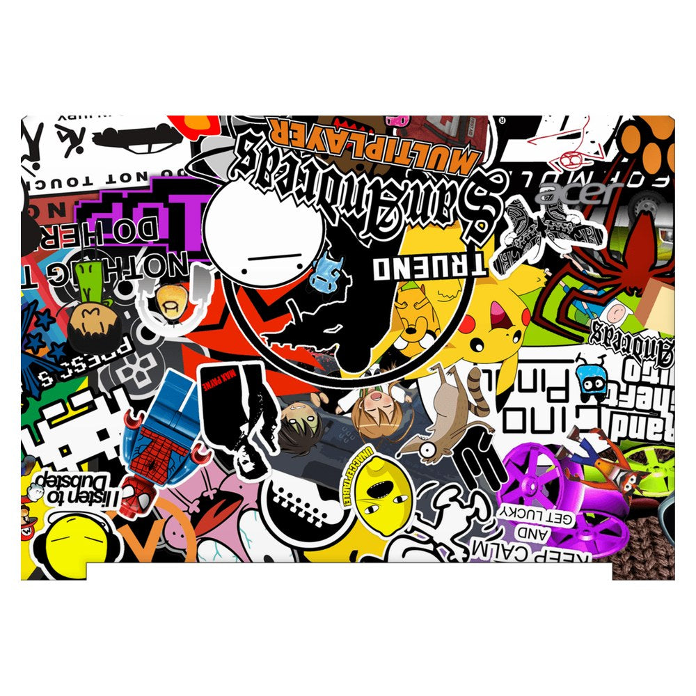 ACER TravelMate B3 TMB311-31 laptop skin - 90s Doodle