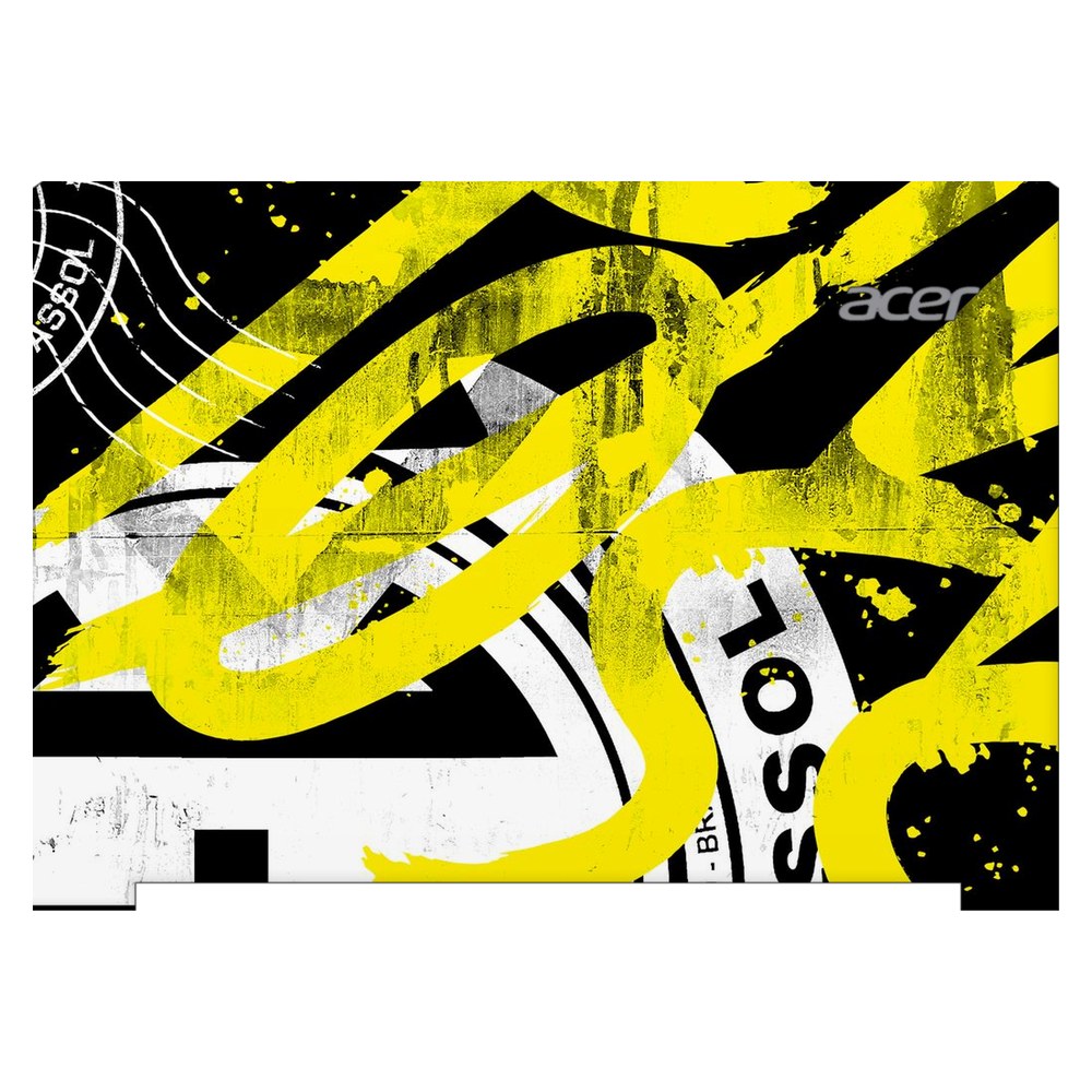 ACER TravelMate B3 TMB311-31 laptop skin - Distressed Yellow Textures