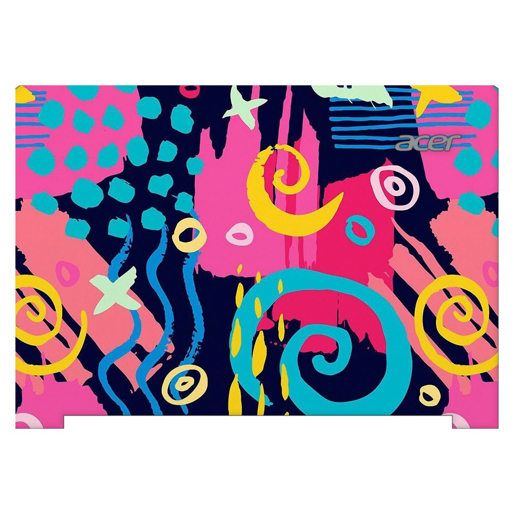 ACER TravelMate B3 TMB311-31 laptop skin - Geometric Neon Graphic