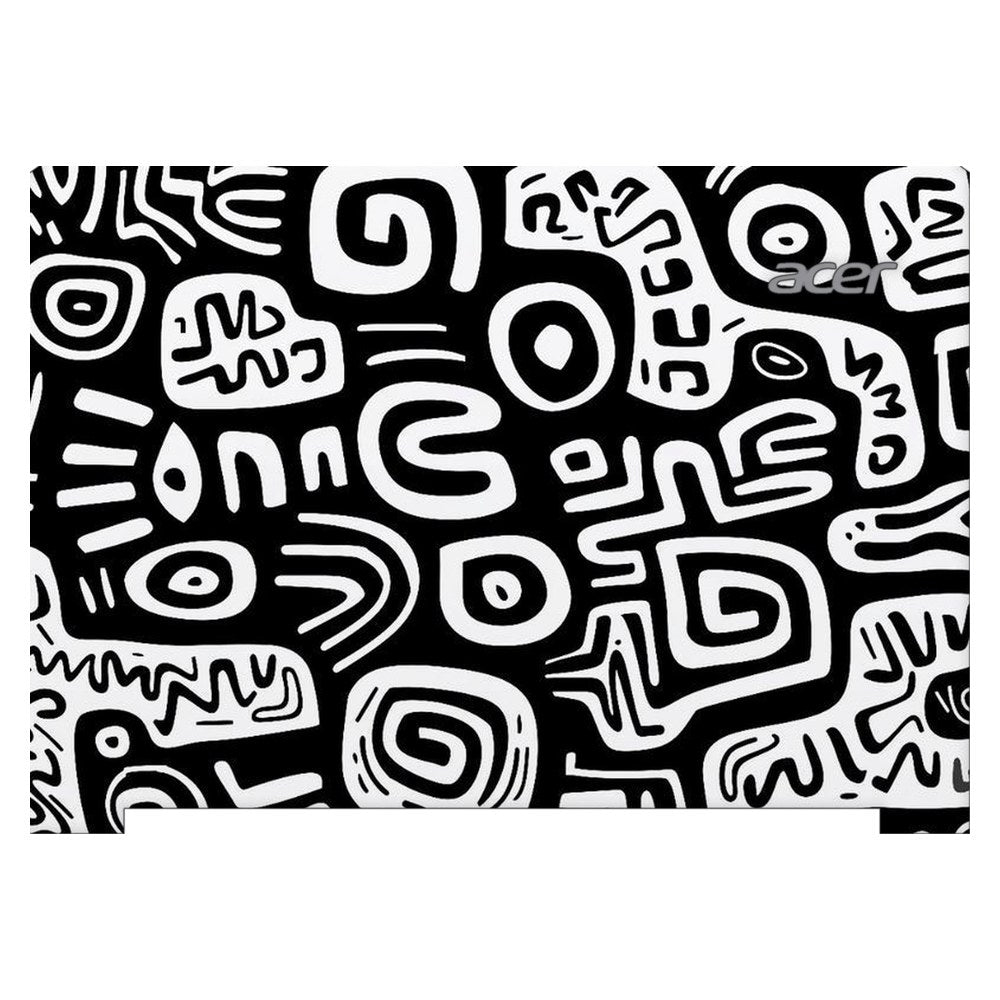 ACER TravelMate B3 TMB311-31 laptop skin - Monochrome Primitive Art