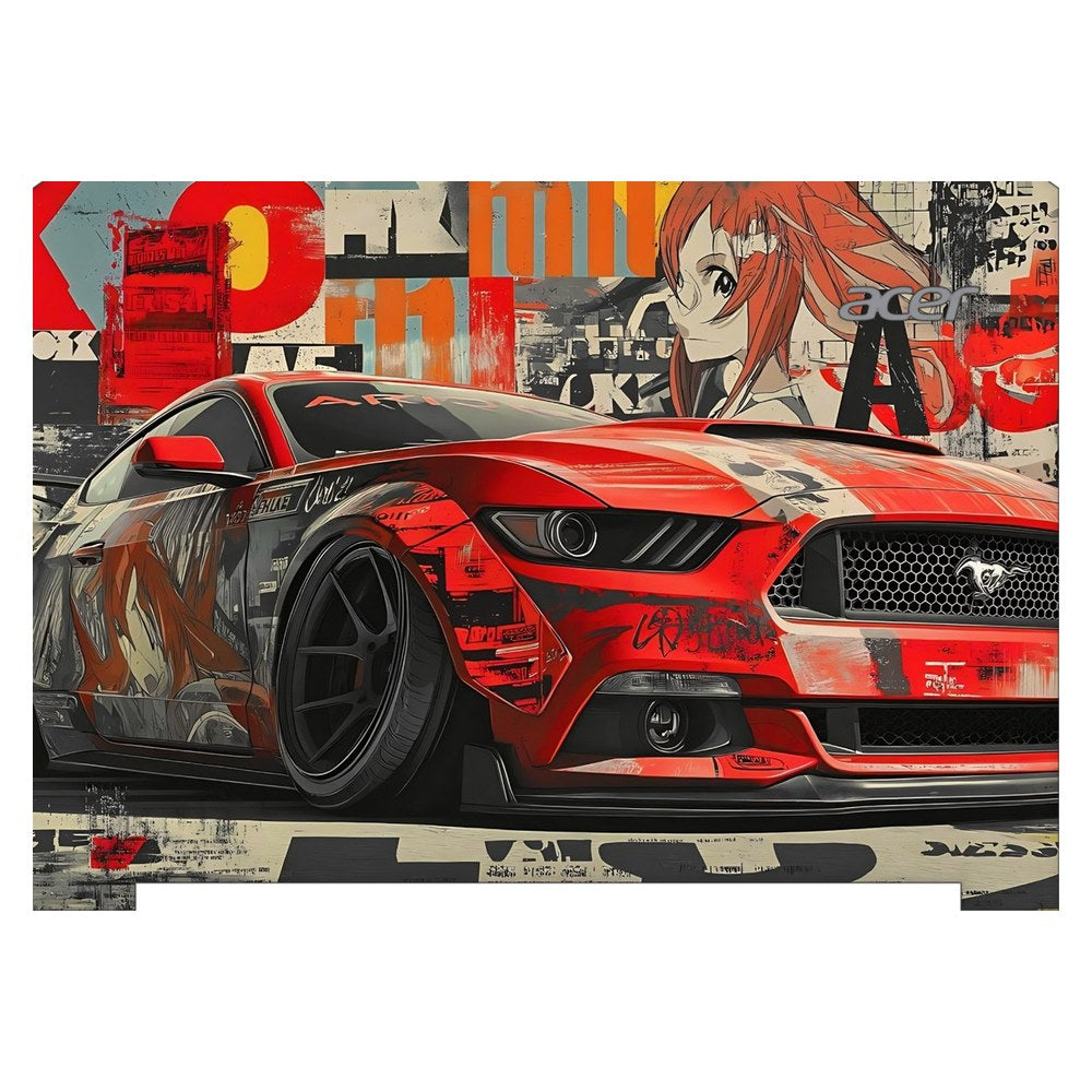 ACER TravelMate B3 TMB311-31 laptop skin - Scarlet Horsepower
