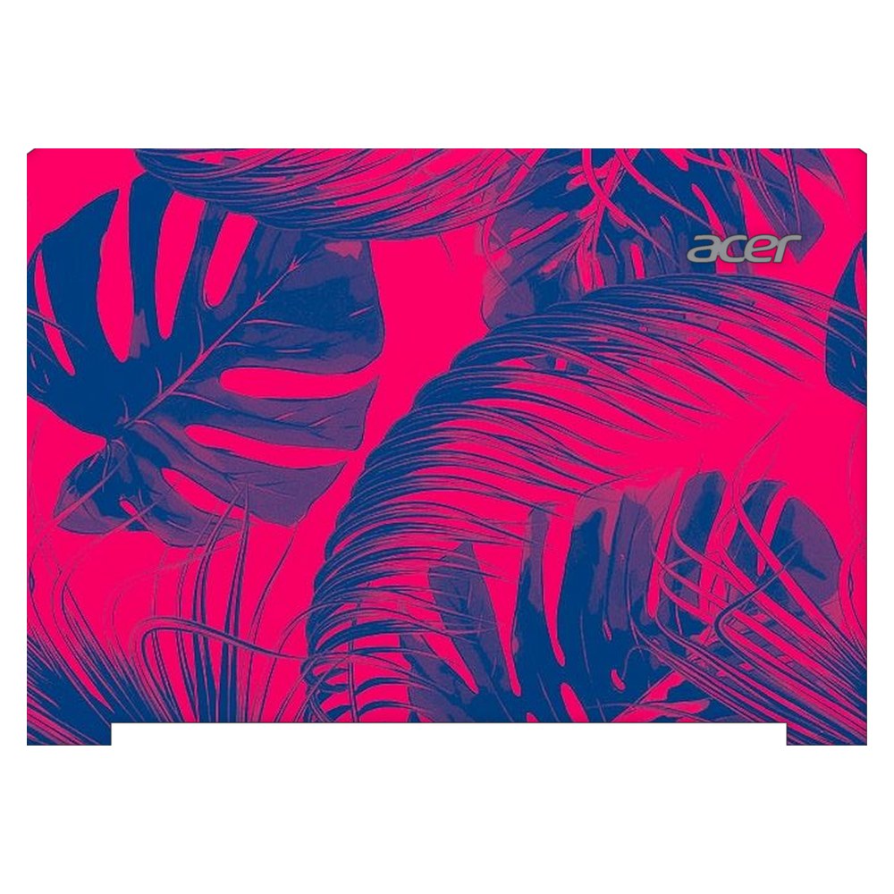 ACER TravelMate B3 TMB311-31 laptop skin - Vibrant Neon Pink Foliage