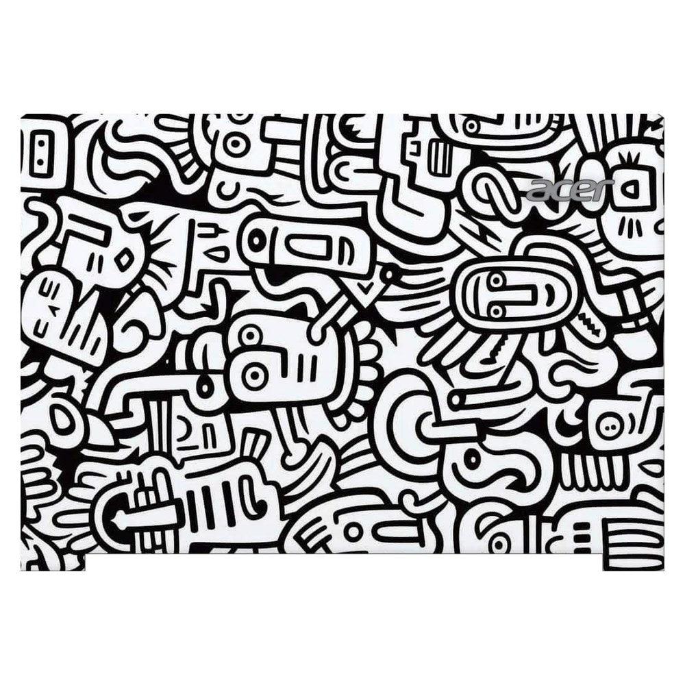 ACER TravelMate B3 TMB311-31 laptop skin - Whimsical Black and White